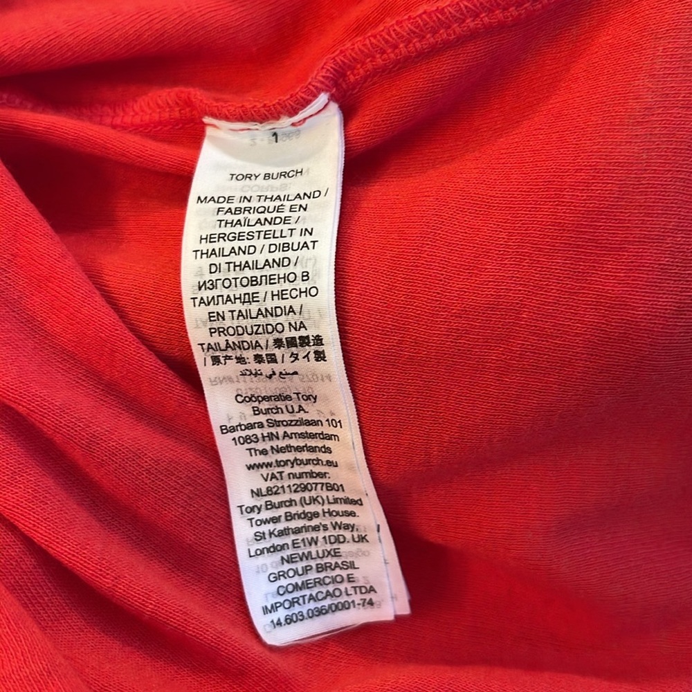 TORY SPORT TORY BURCH Red White Blue Tank Top Size L - Picture 9 of 9